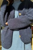 Highland Sherpa Jacket Navy /6 =